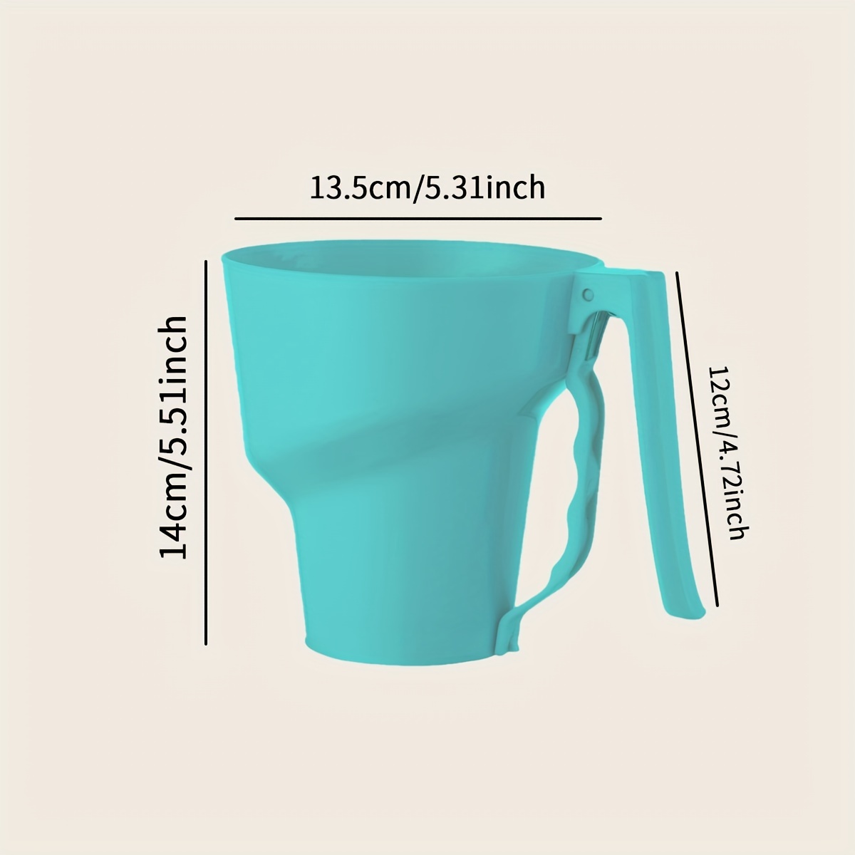 1pc-Plastic Hand-held Powder S - Baking Powder Kitchen recension och pris