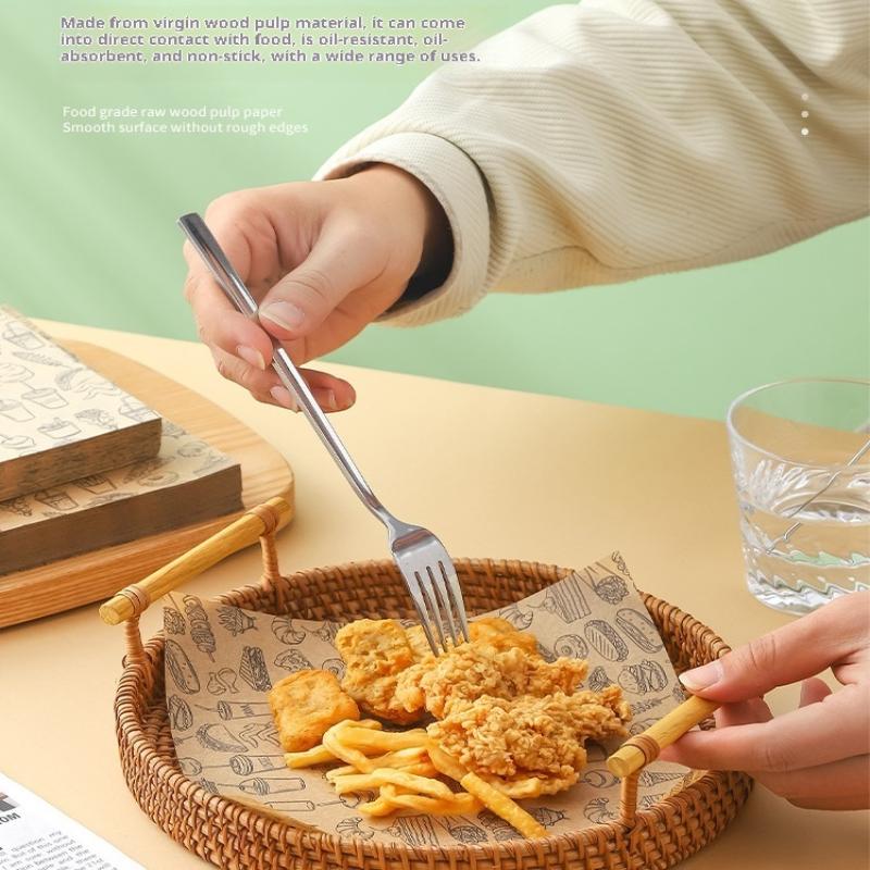 100pcs Oil-Proof Baking Food W - Kitchen Paper For Baking recension och pris