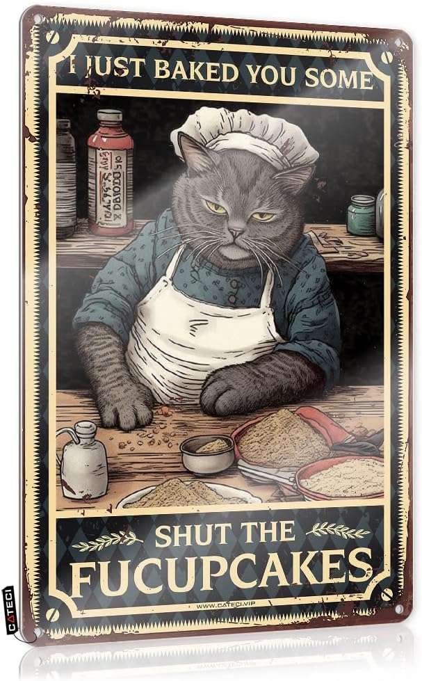 Cat Kitty I Just Baked You Som - Kitchen Baking Wall Art recension och pris