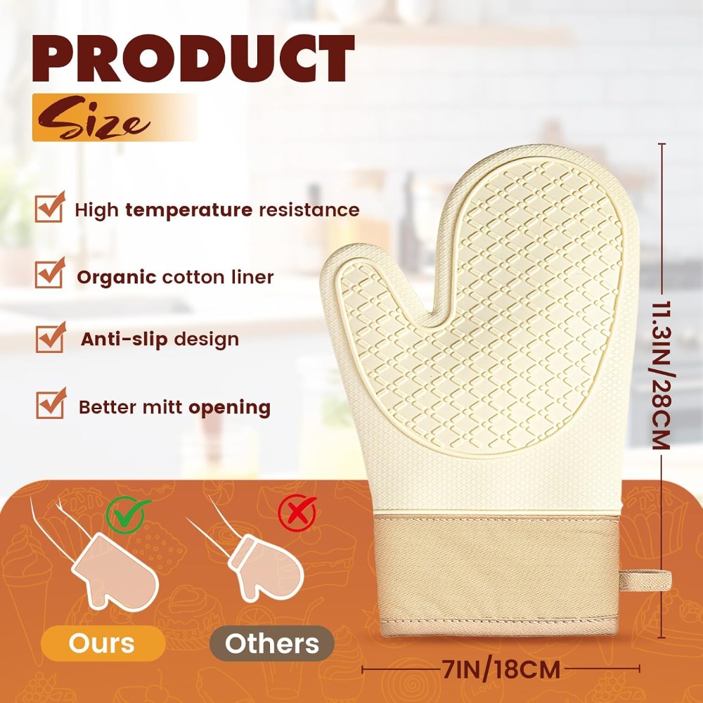 Silicone Heat Resistant Oven M - Kitchen Baking Pan Set recension och pris