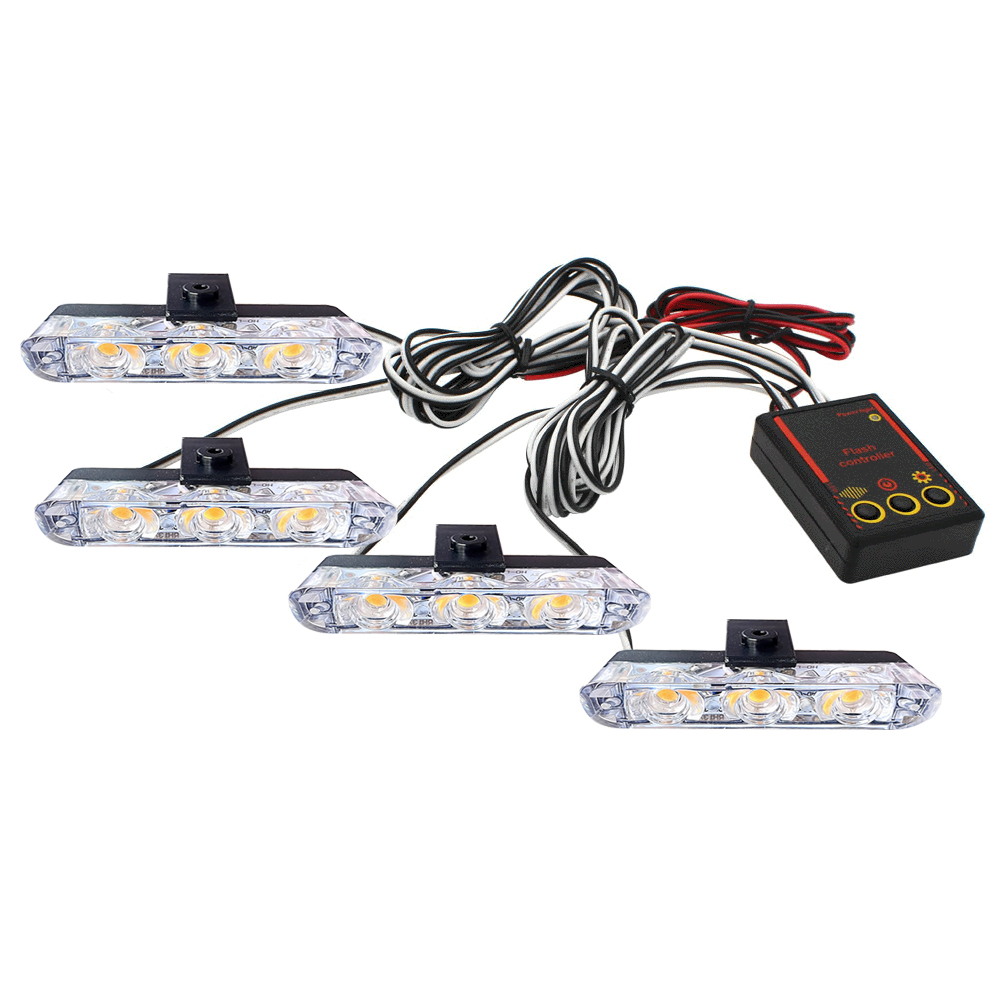12V Car Grille Strobe Light He - Mini Kitchen Baking recension och pris