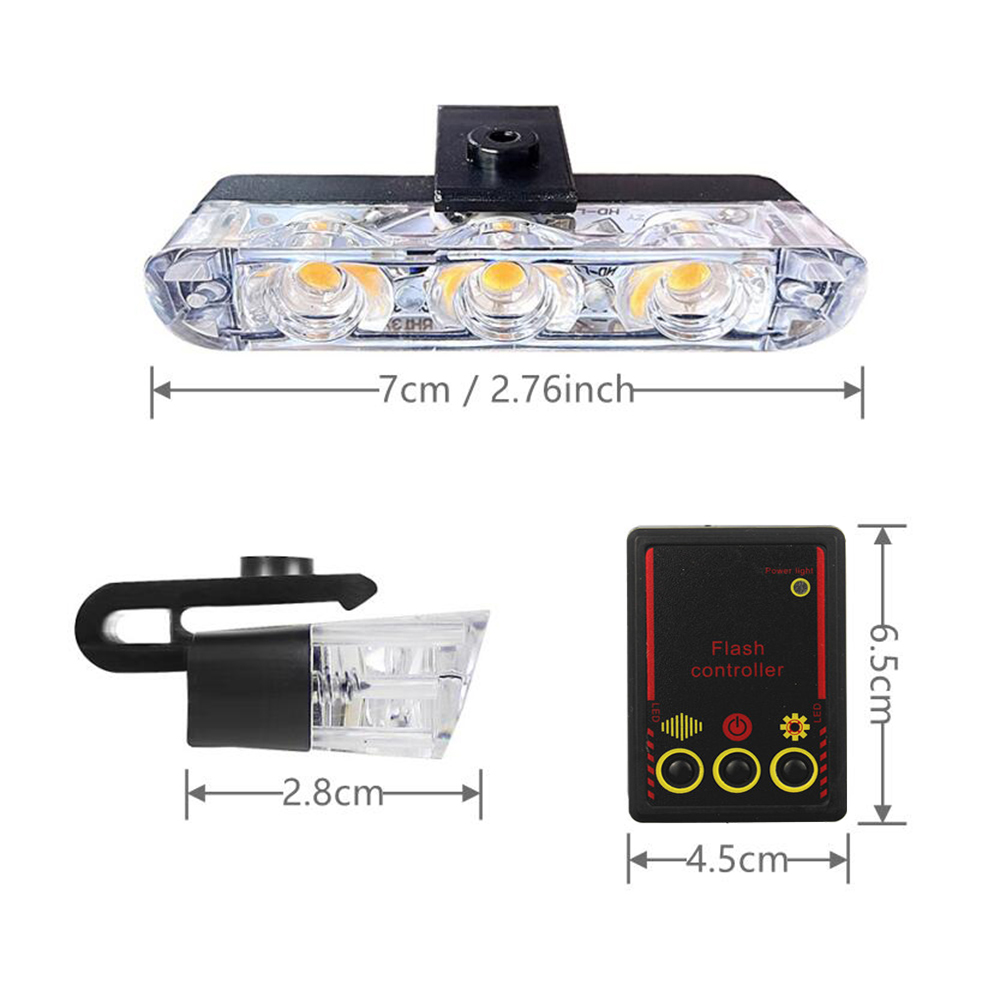 12V Car Grille Strobe Light He - Mini Kitchen Baking recension och pris