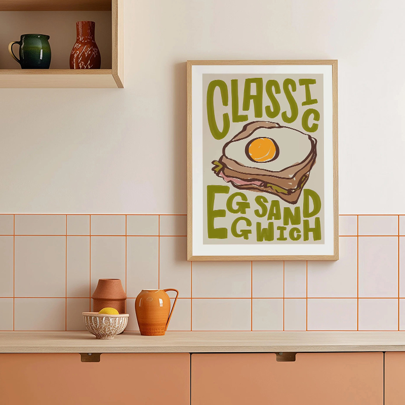 Bake Cake Kitchen Bread Coffee - Kitchen Baking Wall Art recension och pris