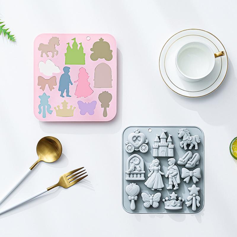 12 Cavity 3D Bow Castle Horse  - Silicone Cake Mold recension och pris