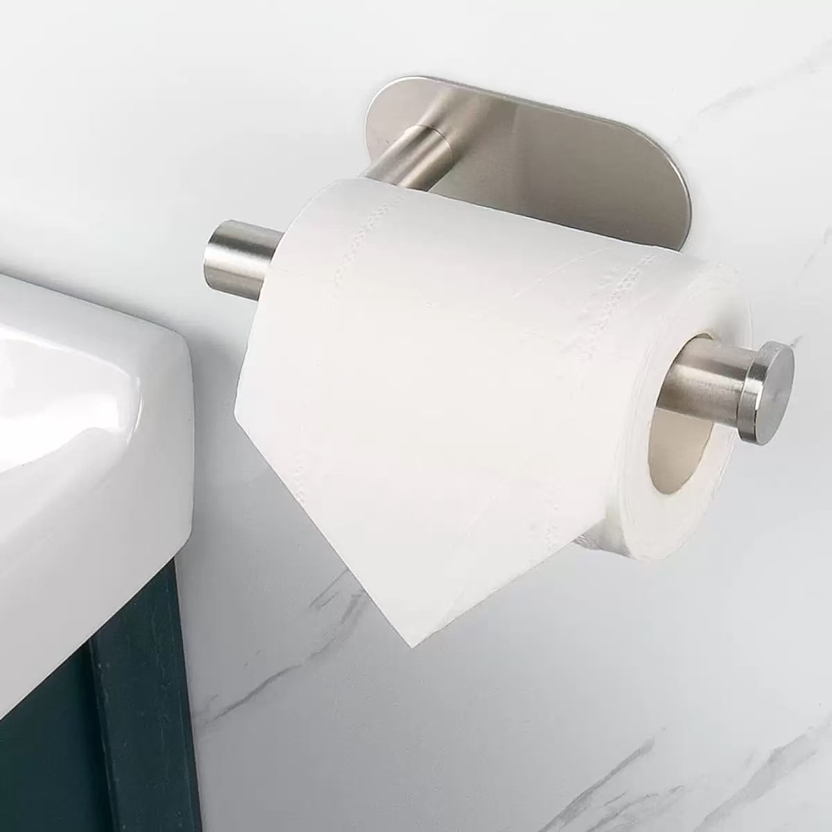 Self-Adhesive Toilet Paper Hol - Kitchen Baking Paper Holder recension och pris