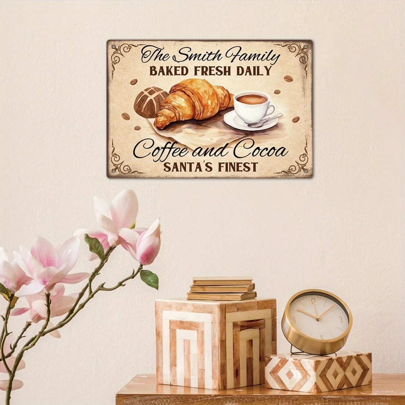 [2D Flat] Rustic Farmhouse Bak - Kitchen Baking Wall Art recension och pris