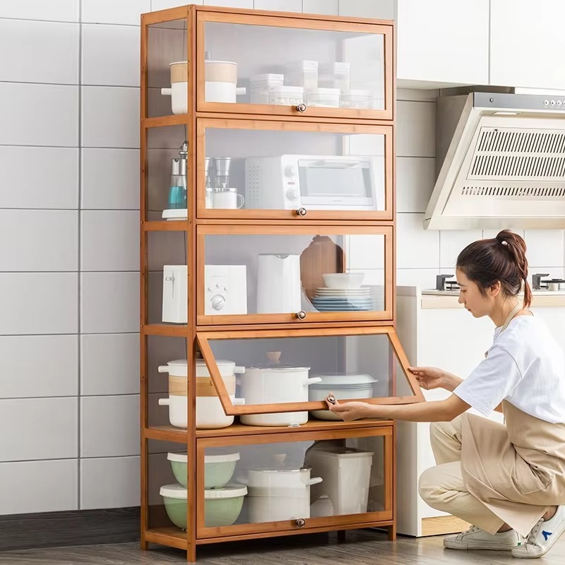 Kitchen cart mango wood adjust - Kitchen Baking Cart recension och pris