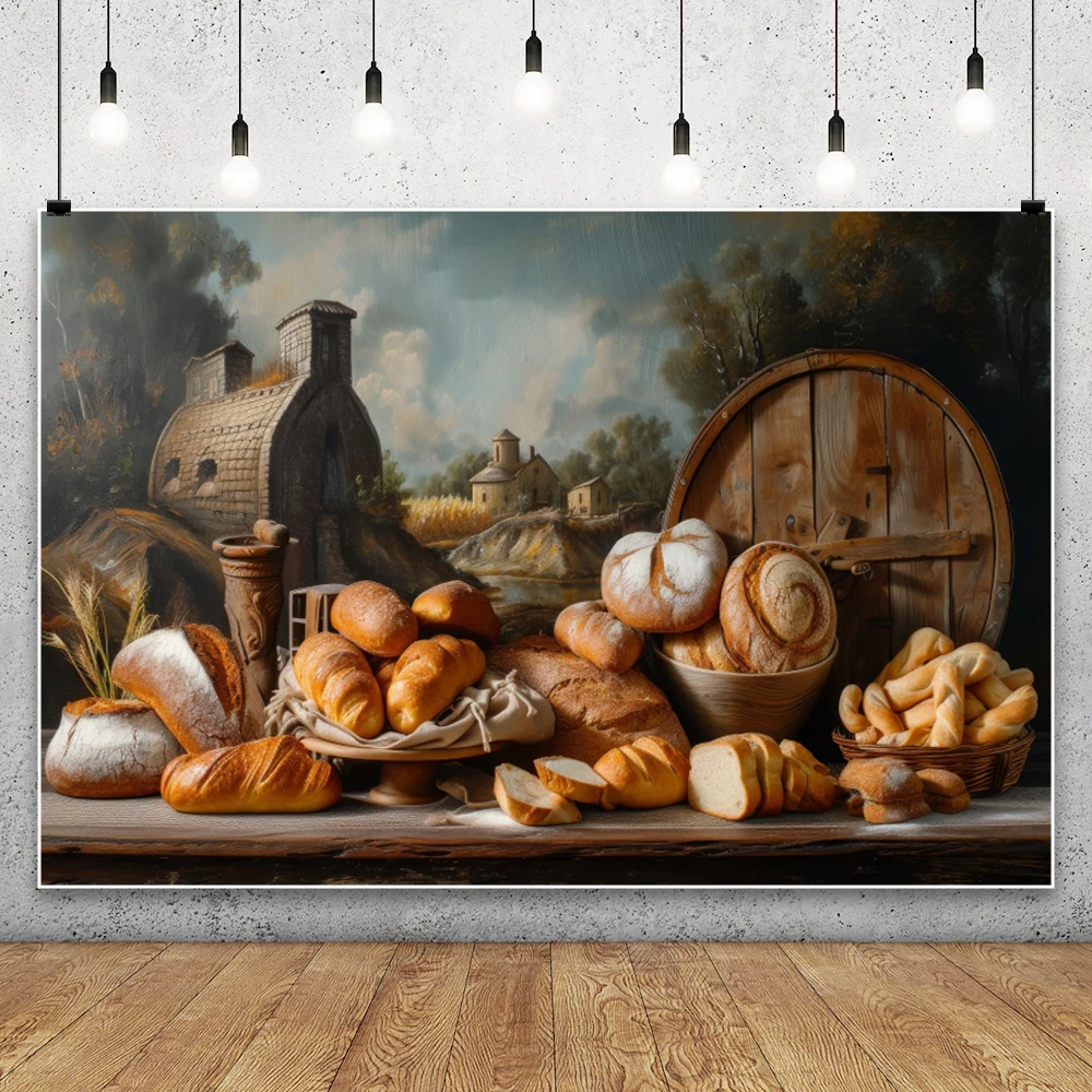 Wooden Planks Backdrop Baking  - Kitchen Baking Background recension och pris