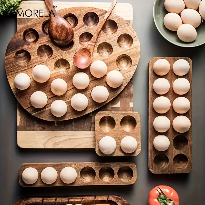KEMORELA 1PCS Modern Wooden Eg - Kitchen Baking Tray Organiser recension och pris