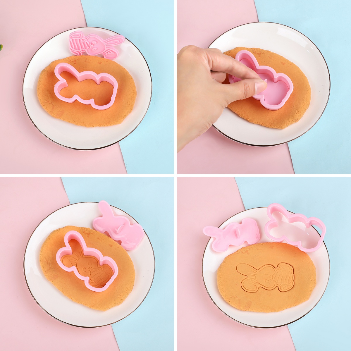 6pcs/Set Easter Bunny Cookie C - Kitchen Baking Decor recension och pris
