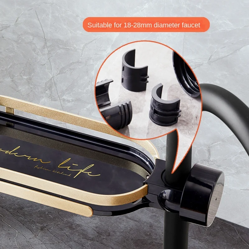 Light Luxury Faucet Storage Ra - Kitchen Zo recension och pris