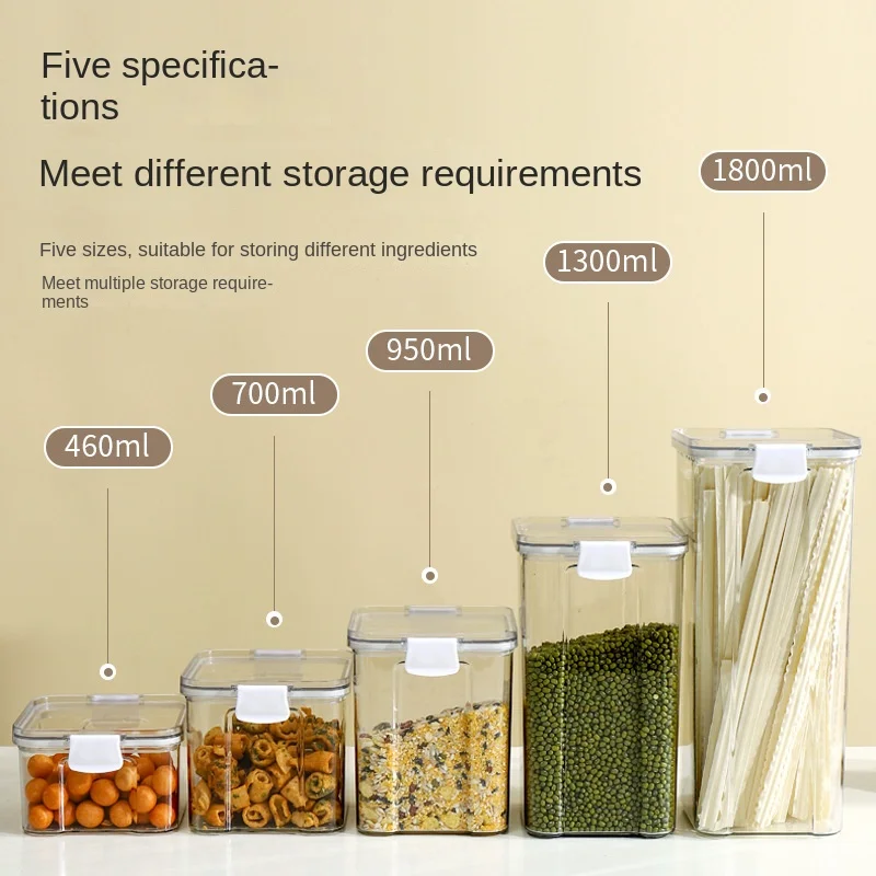 Sealed Jars For Kitchen Storag - Kitchen Bank recension och pris