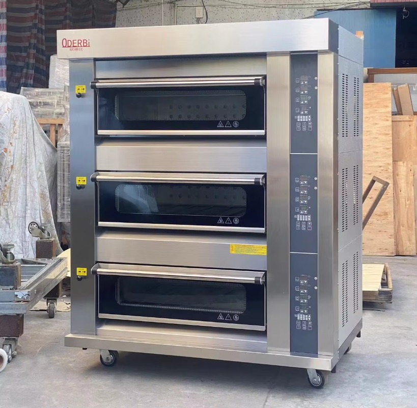 Customized Commercial 3 Deck 6 - Commercial Kitchen Baking Oven recension och pris