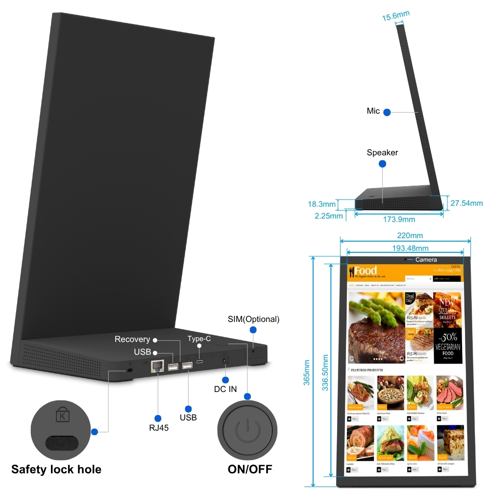 Desktop Shape L Tablet Digital - Kitchen Bank recension och pris