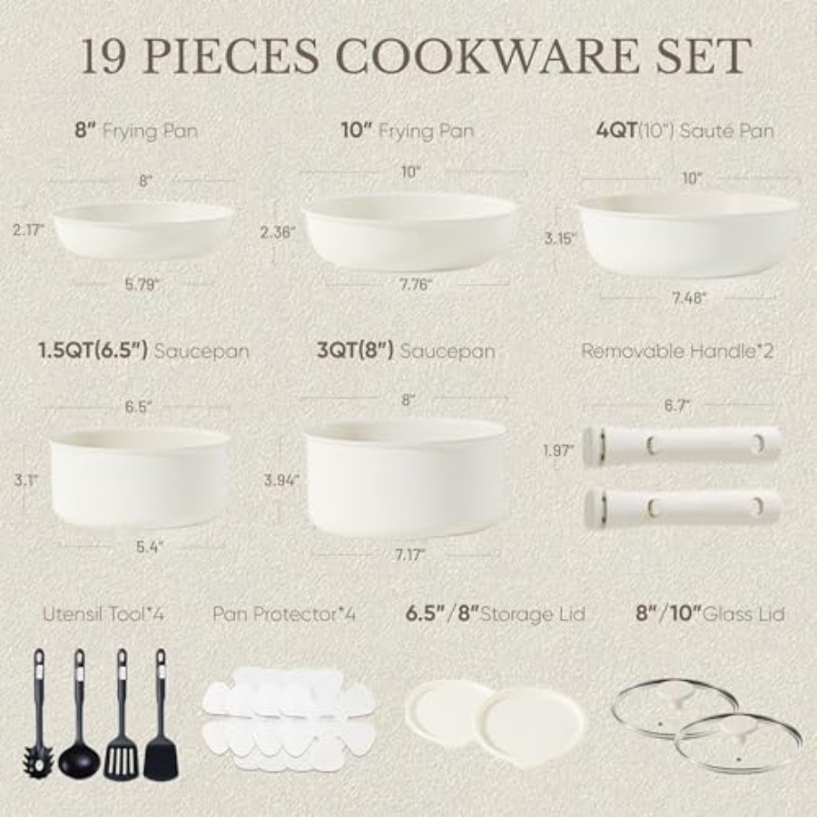 Pots and Pans Set, Nonstick Co - Kitchen Baking Pan Set recension och pris
