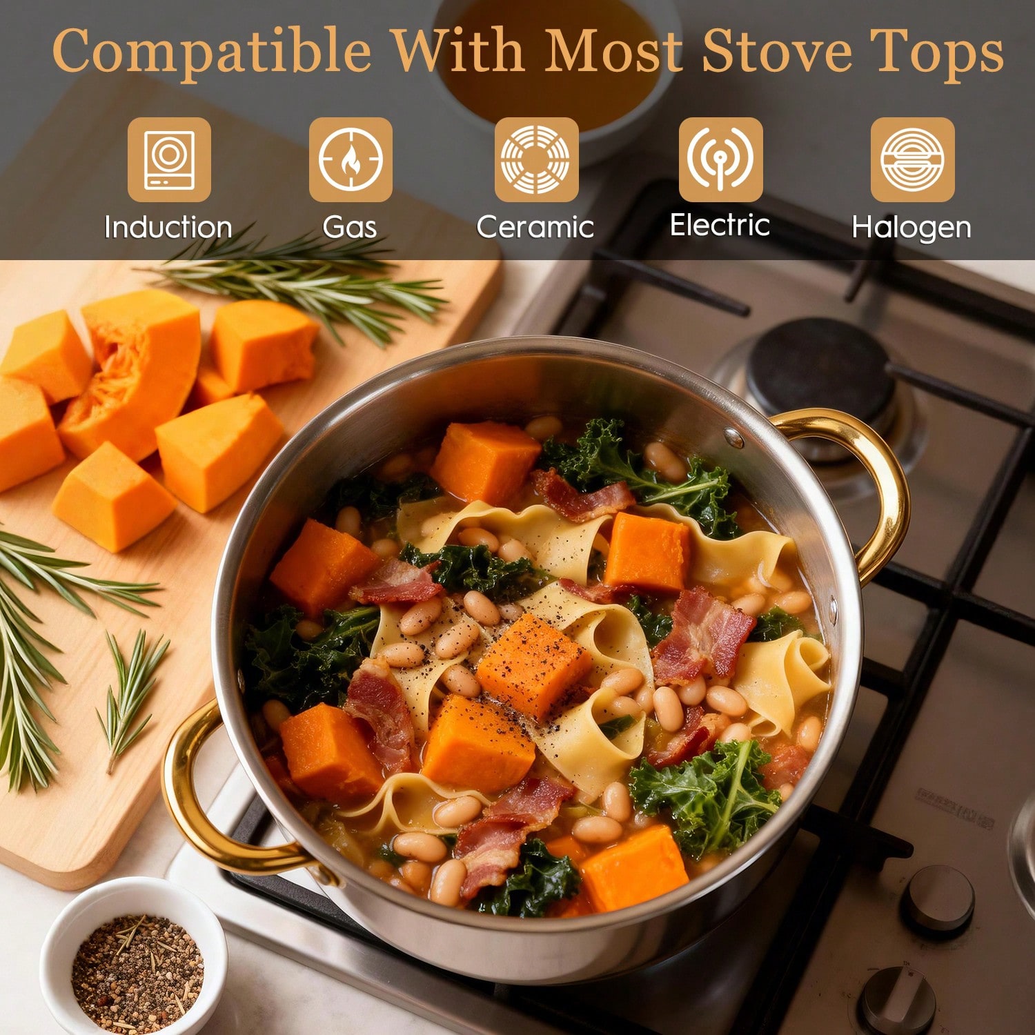 Stainless Steel Pot Set Modern - Kitchen Baking Pan Set recension och pris