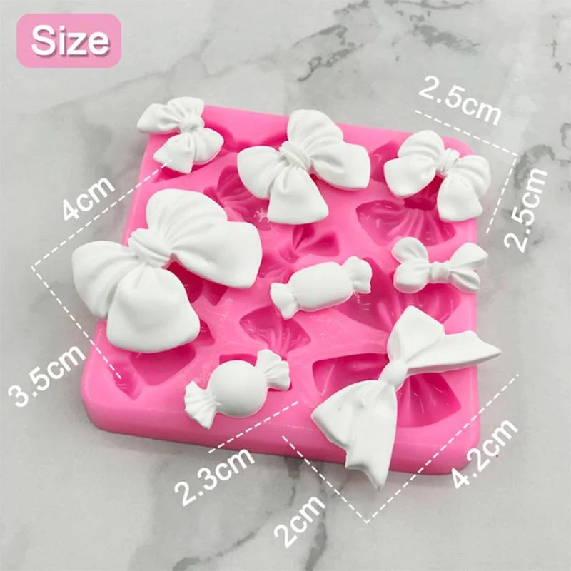 Silicone Bow Knot Resin Art Mo - Kitchen Baking Decor recension och pris
