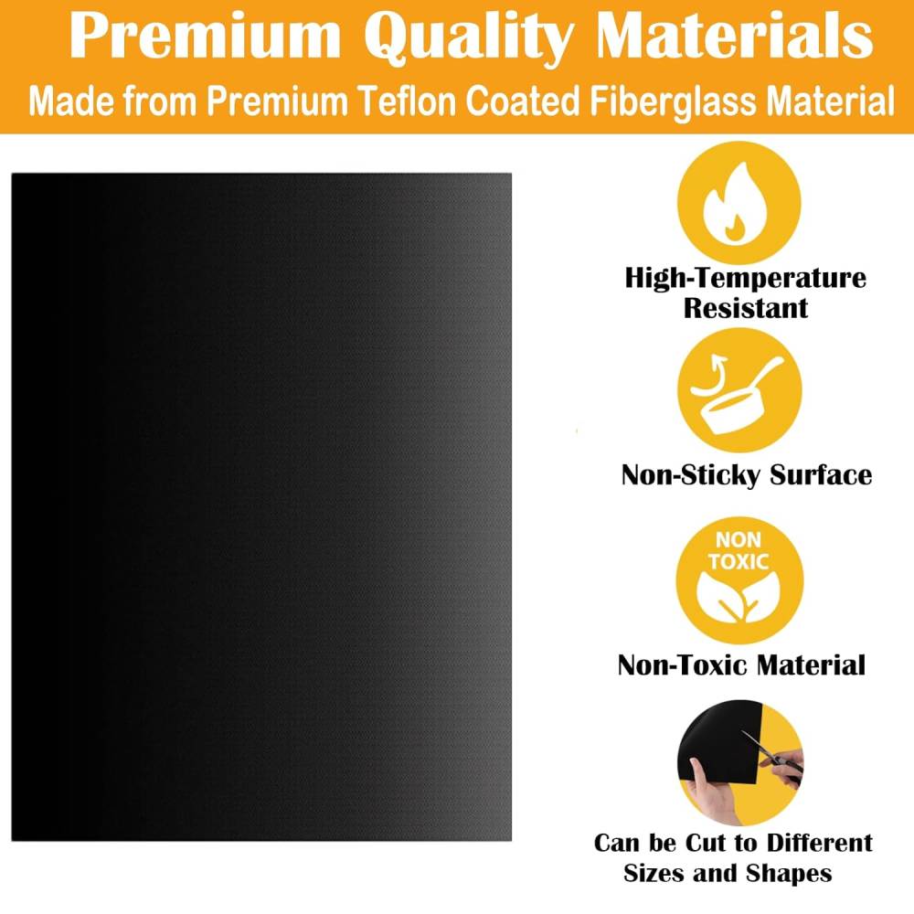 1-10PCS BBQ Grill Mat Non-stic - Kitchen Baking Tray Organiser recension och pris