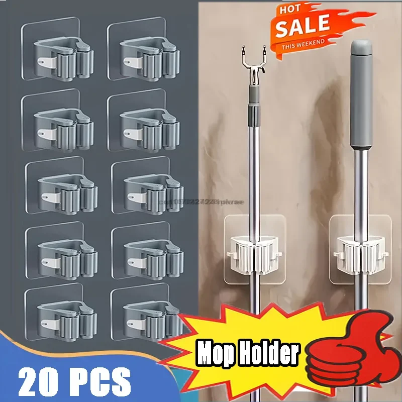 2/20PC Mop Holder Self-adhesiv - Kitchen Zo recension och pris