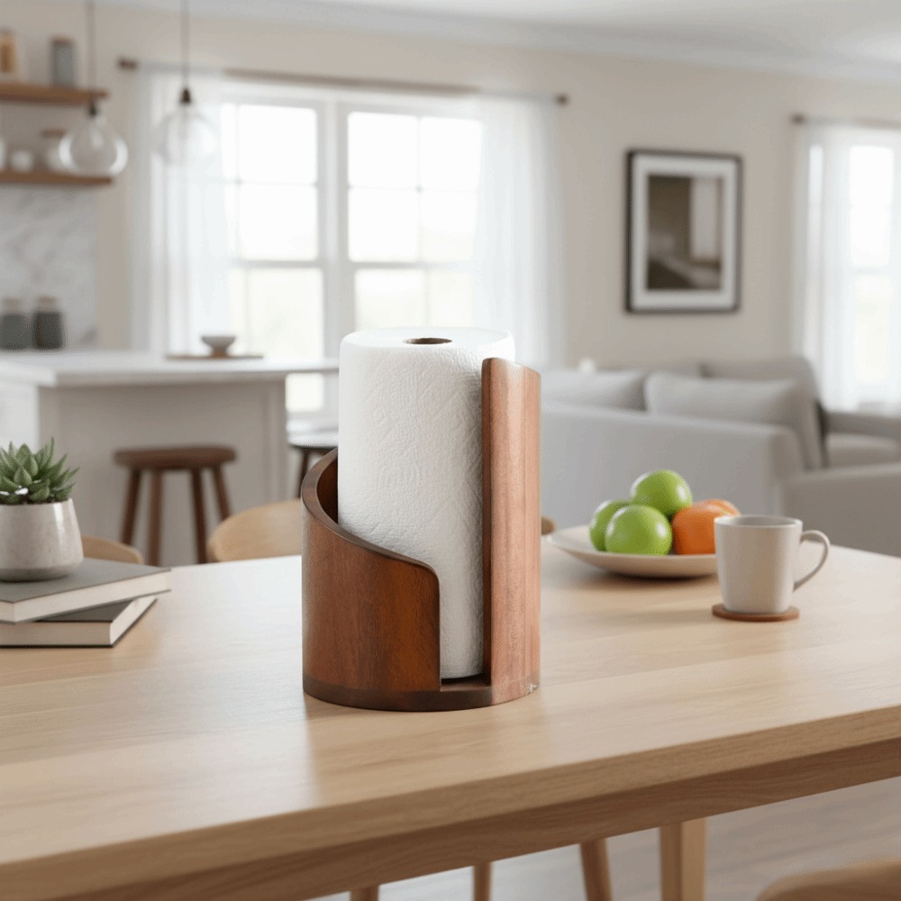 Wooden Kitchen Paper Towel Hol - Kitchen Baking Paper Holder recension och pris