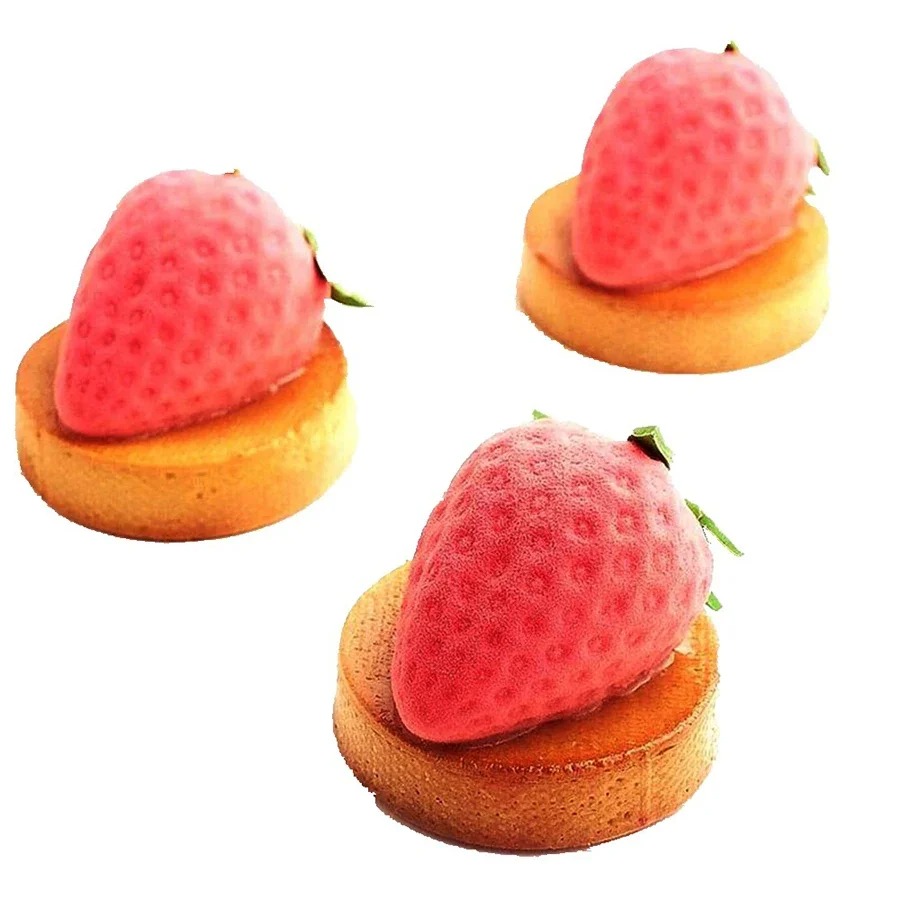 15 Cavity Strawberry Silicone  - Kitchen Baking Decor recension och pris