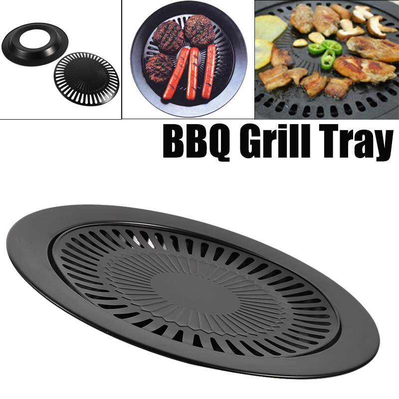 Smokeless Barbecue Grill Pan G - Kitchen Baking Tray Organiser recension och pris