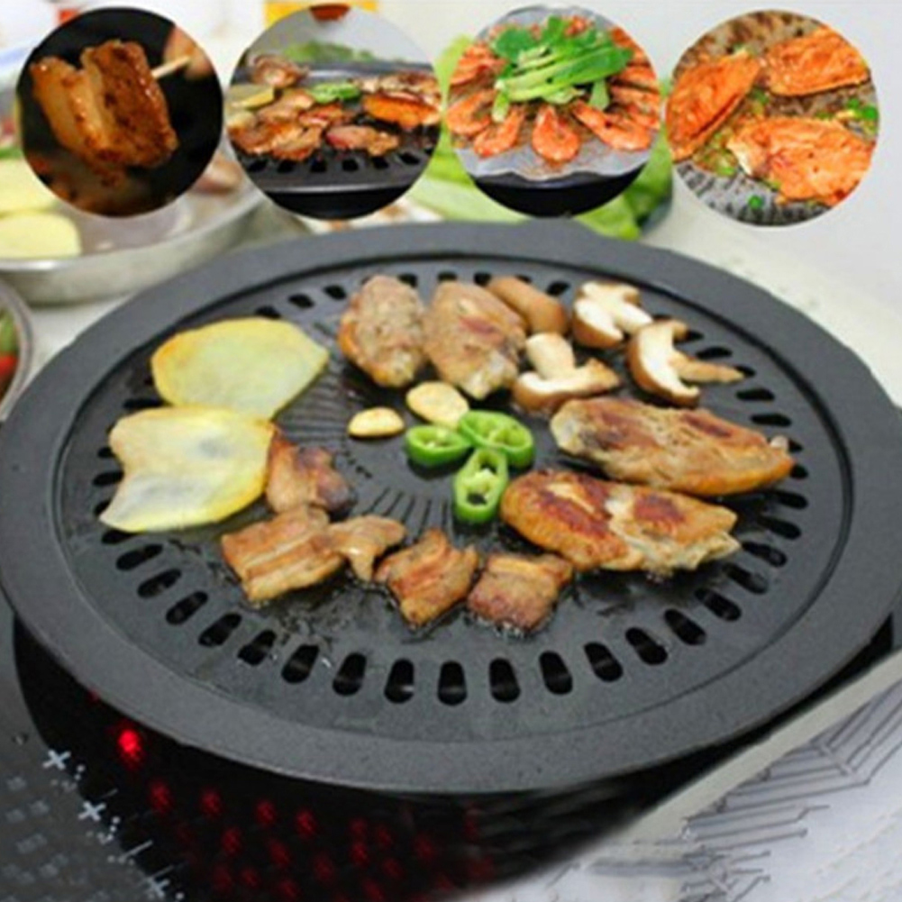 Smokeless Barbecue Grill Pan G - Kitchen Baking Tray Organiser recension och pris
