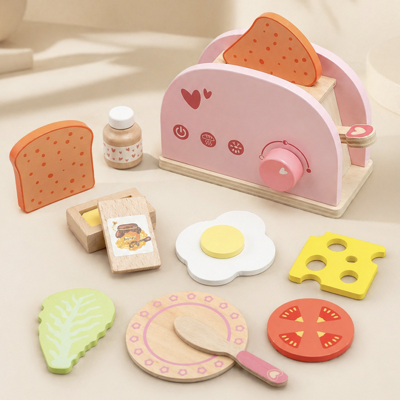 Pretend Play Wooden Kitchen Se - Kitchen And Baking Life recension och pris