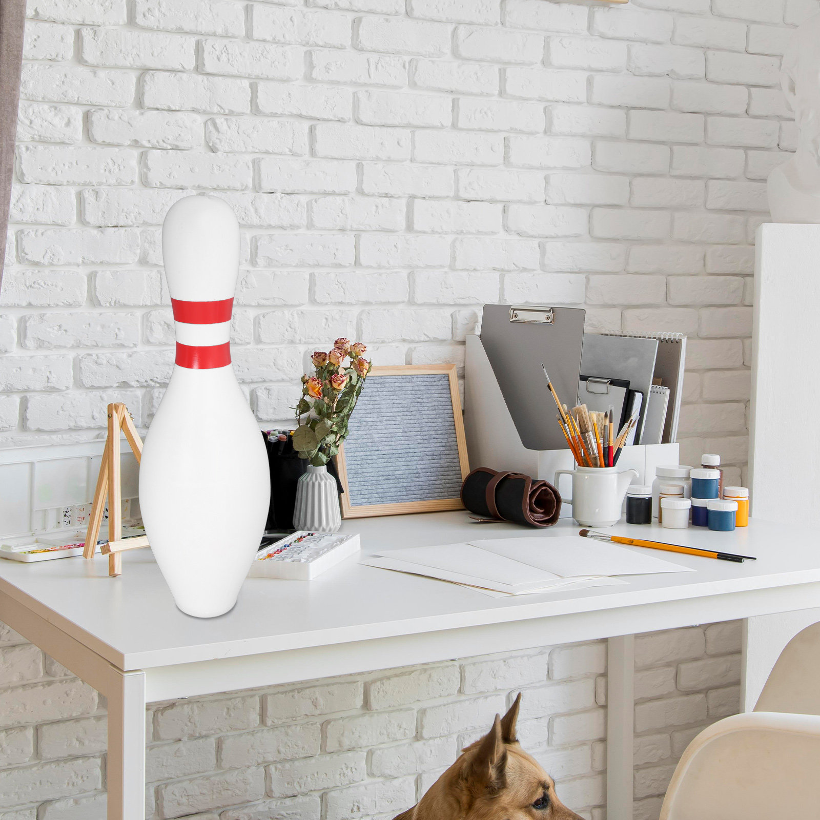 White Bowling Shaped Piggy Ban - Kitchen Bank recension och pris