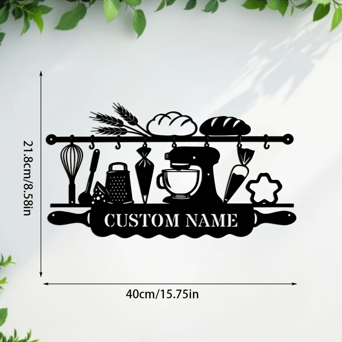 Personalized Kitchen Iron Wall - Kitchen Baking Wall Art recension och pris
