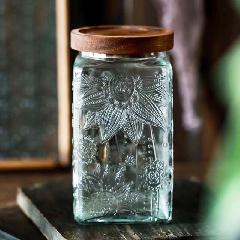 Retro Embossed Begonia Pattern - Kitchen Bank recension och pris