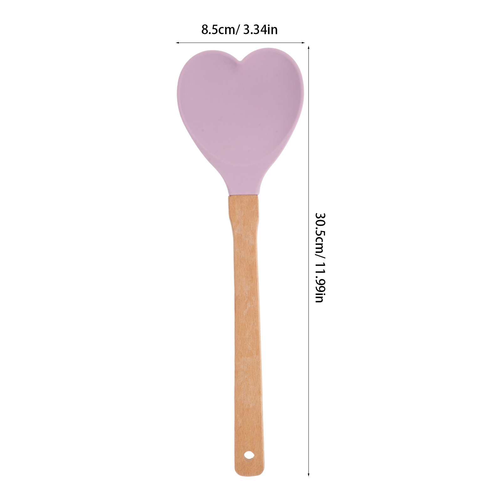 Heart-Shaped Silicone Spatula  - Kitchen Baking Utensils recension och pris