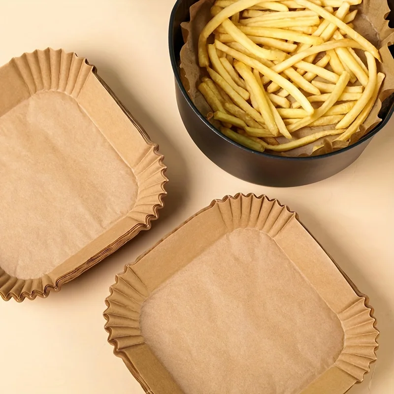 30/50 Pack Air Fryer Paper Squ - Kitchen Paper For Baking recension och pris