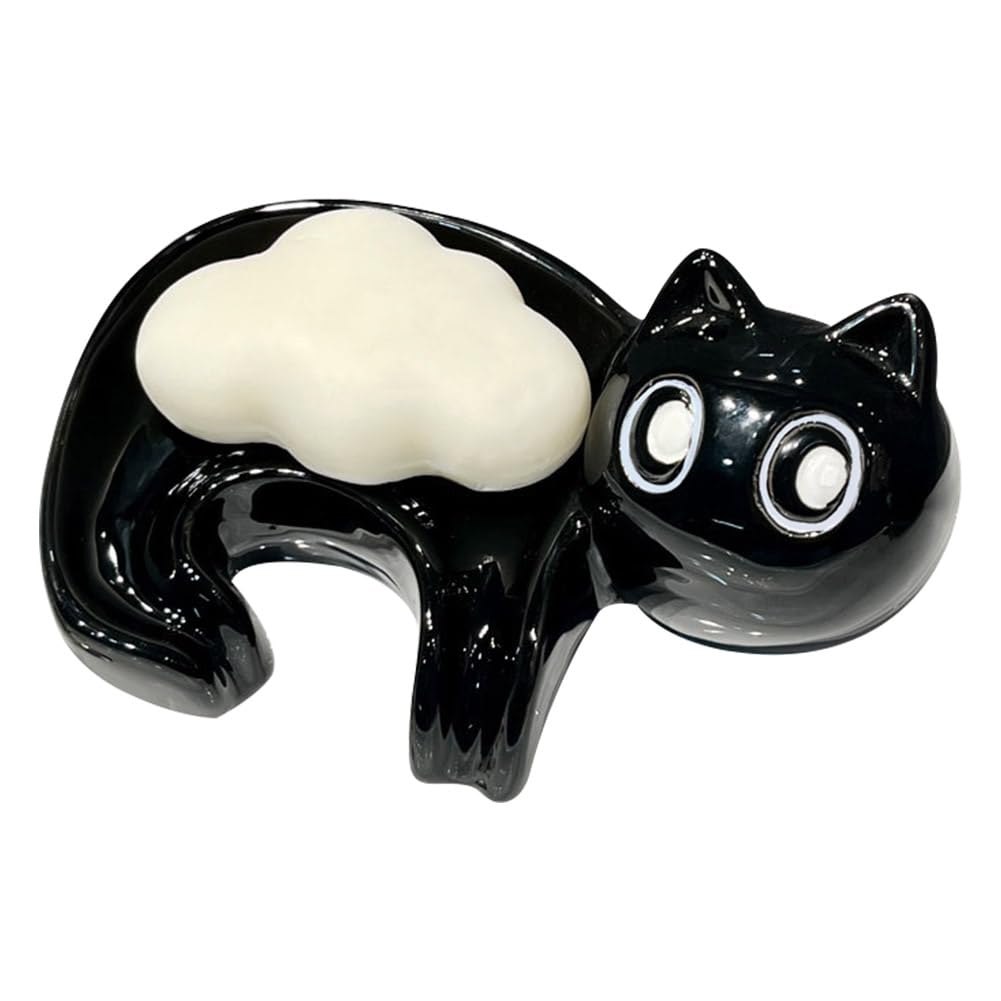 Cute Ceramic Soap Dish Cat Soa - Kitchen Zo recension och pris