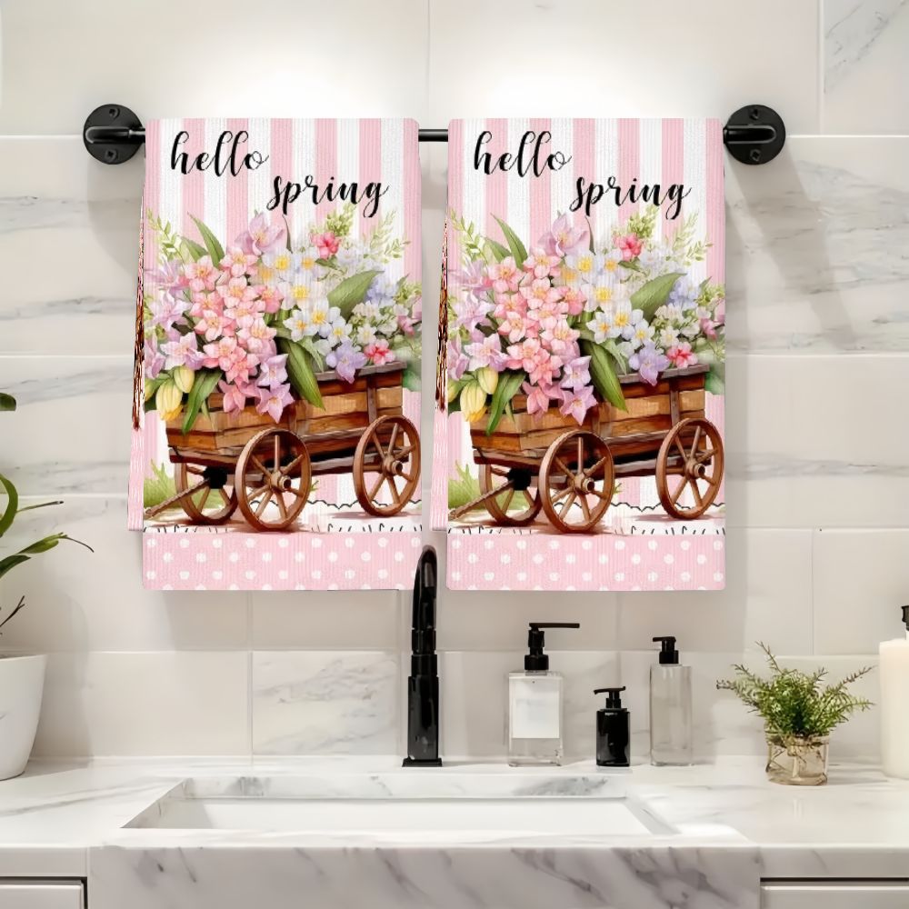 2Pcs, Spring Flower Cart Kitch - Kitchen Baking Cart recension och pris