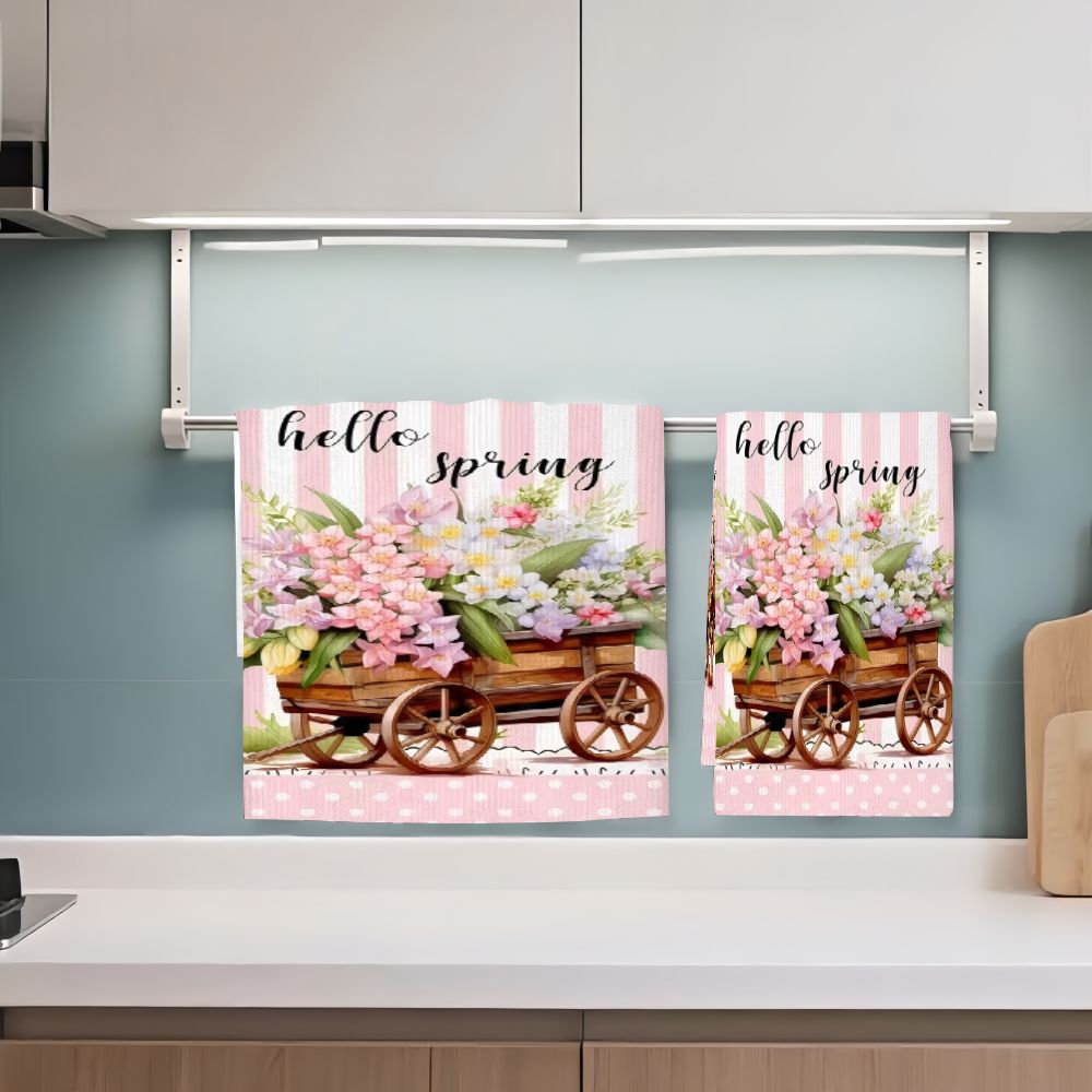2Pcs, Spring Flower Cart Kitch - Kitchen Baking Cart recension och pris