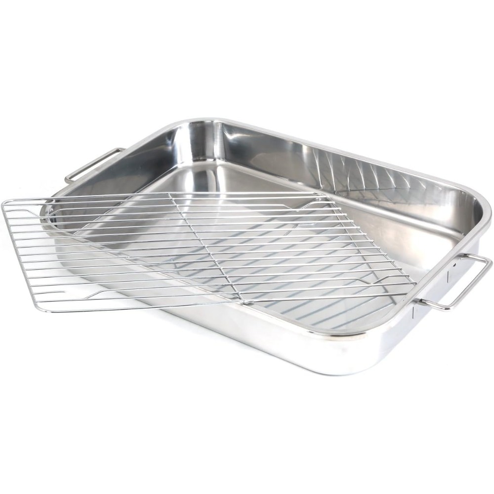 1 Set Stainless Steel Roasting - Kitchen Baking Pan Set recension och pris