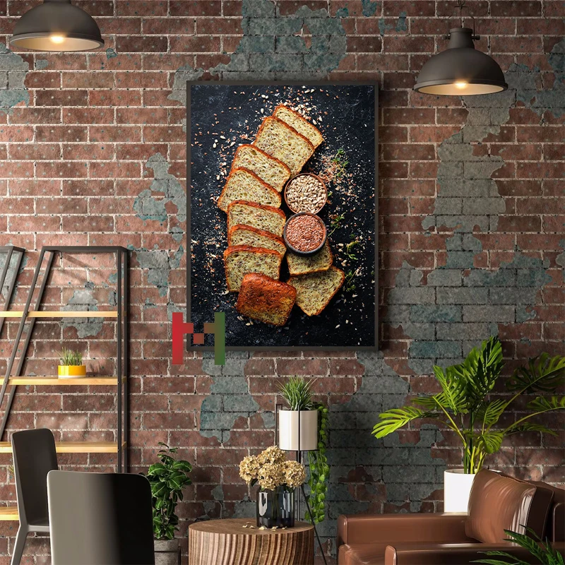Food Kitchen Blackboard Bread  - Kitchen Baking Wall Art recension och pris