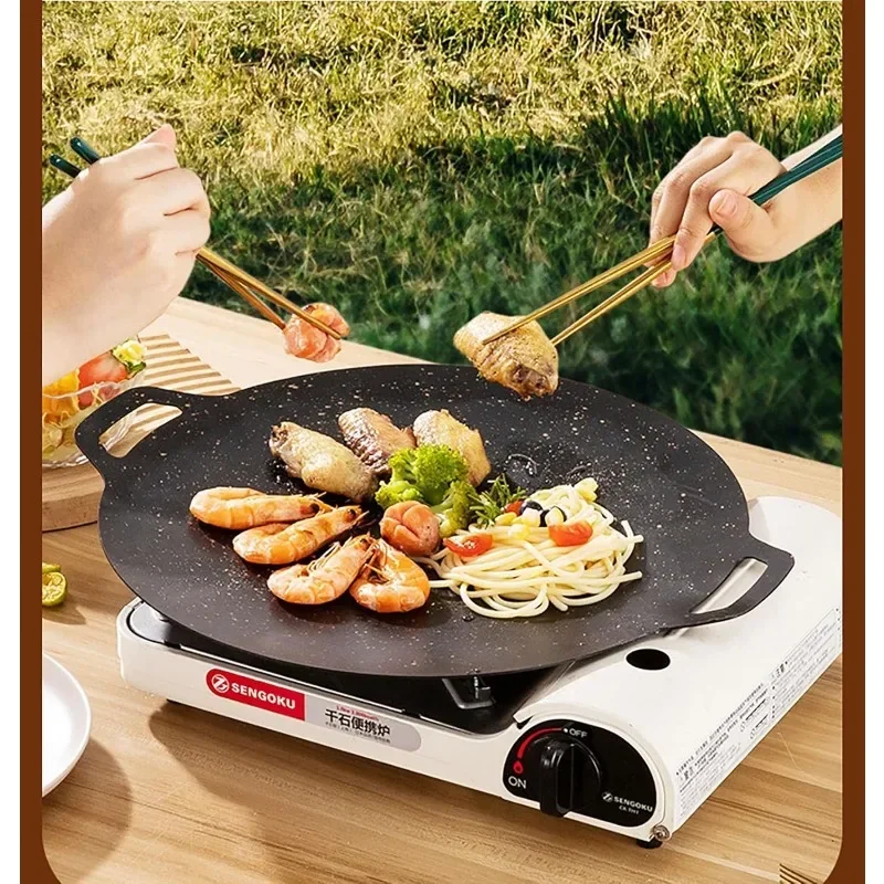Thin Korean Grill Pan,Round BB - Kitchen Baking Tray Organiser recension och pris