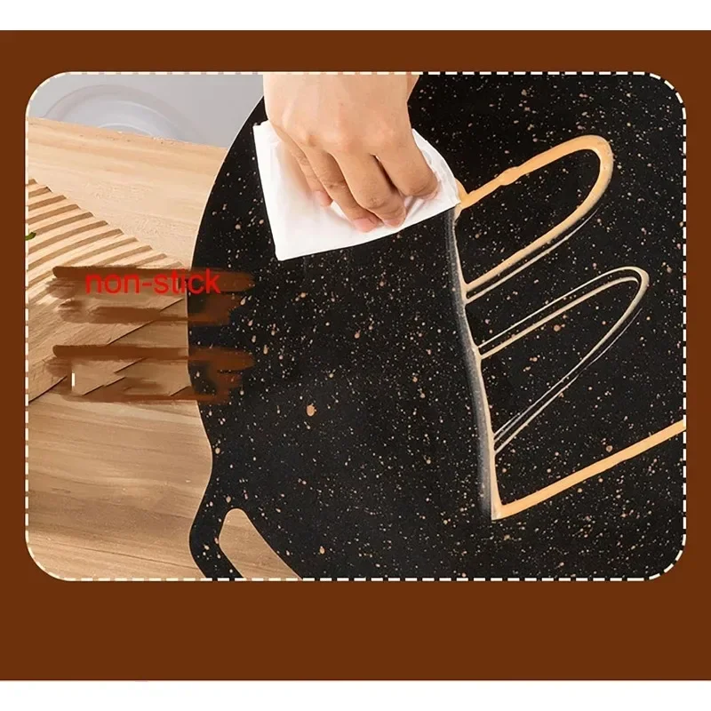 Thin Korean Grill Pan,Round BB - Kitchen Baking Tray Organiser recension och pris
