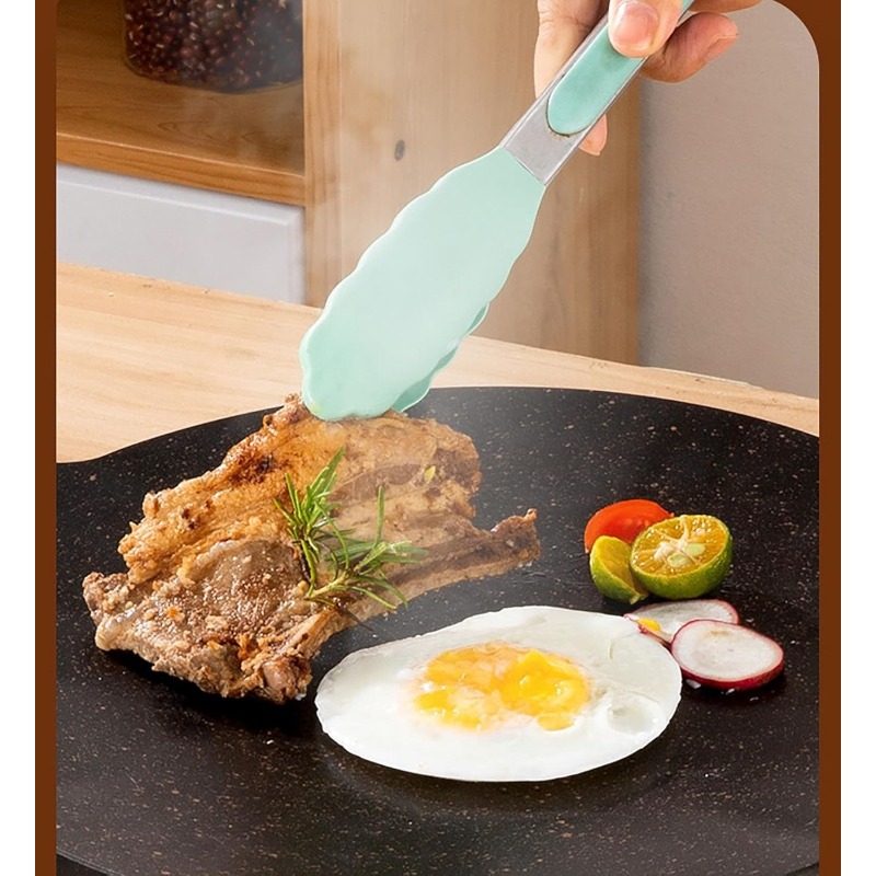 Thin Korean Grill Pan,Round BB - Kitchen Baking Tray Organiser recension och pris