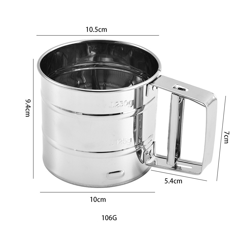 1PC Stainless Steel Flour Sift - Baking Powder Kitchen recension och pris